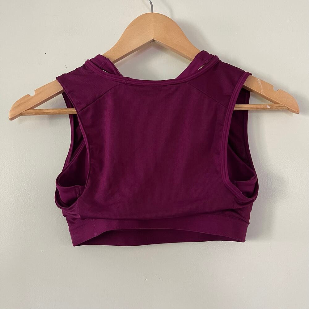 Nike AIR Sports Bra Top Purple Women's Size Small Activewear - Picture 2 of 2